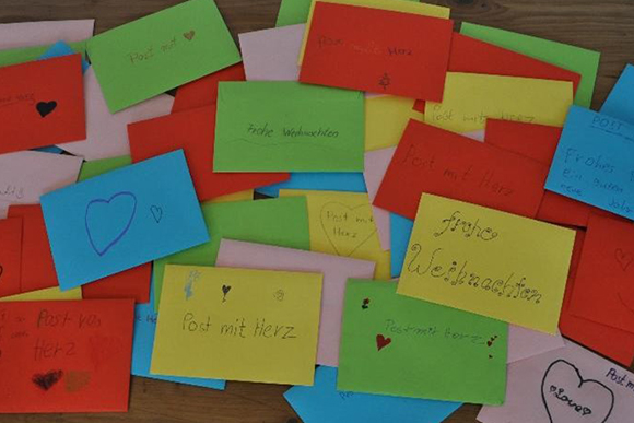 "Post mit Herz" zu Weihnachten